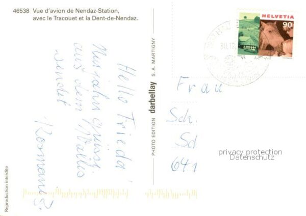 Nendaz Station d_hiver avec le Tracouet et Den – Bild 2