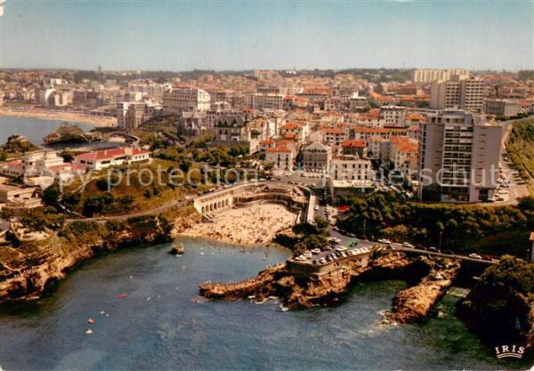 Biarritz Pyrenees Atlantiques Vieux port vue aérienne