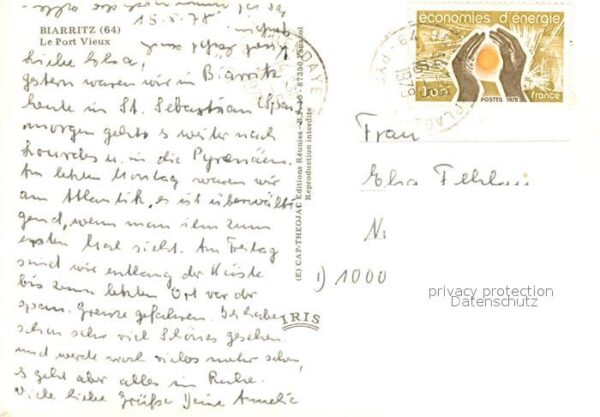 Biarritz Pyrenees Atlantiques Vieux port vue aérienne – Bild 2