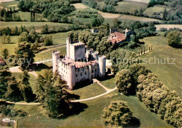 Mazeres Gironde Chateau vue aérienne