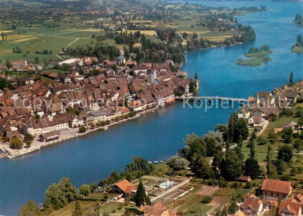 Stein Rhein Fliegeraufnahme