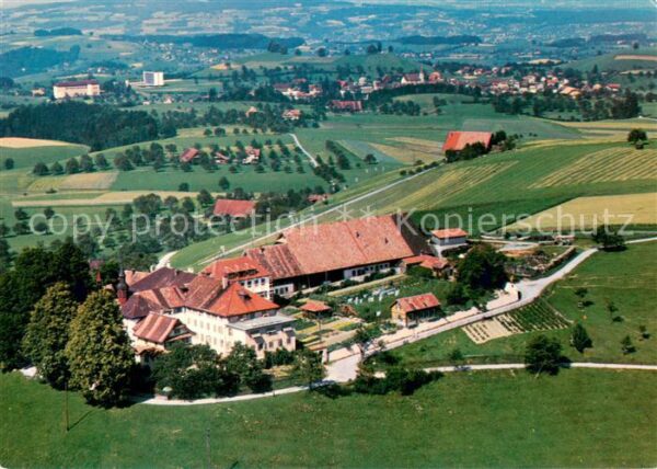 Menzingen Zug Kloster Maria Hilf Gubel Fliegeraufnahm