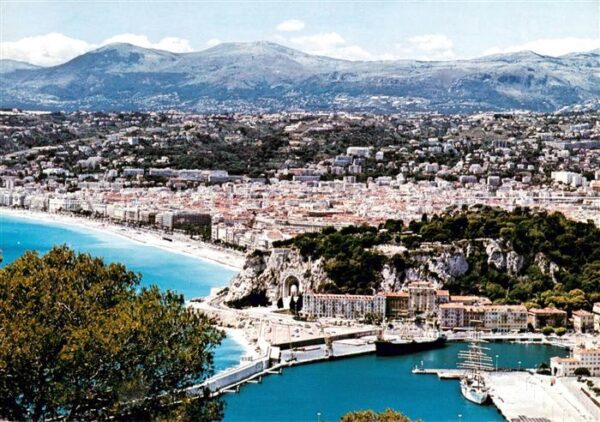 Nice Alpes Maritimes Fliegeraufnahme