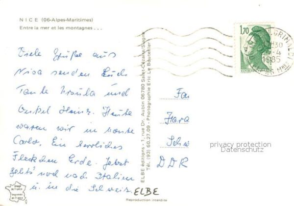 Nice Alpes Maritimes Fliegeraufnahme – Bild 2