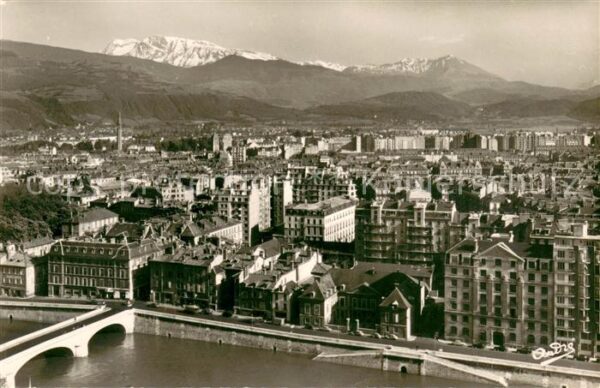 Grenoble Vue generale aerienne
