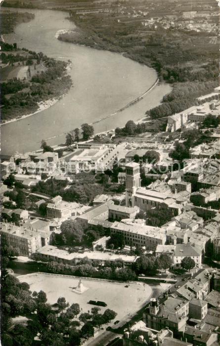 Valence 26 Vue aerienne la Cathedrale la Piscine e