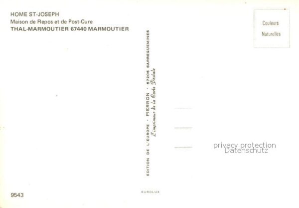 Thal-Marmoutier Home St Joseph Maison de Repos et de Po – Bild 2