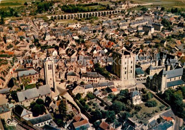 Beaugency Vue generale aerienne