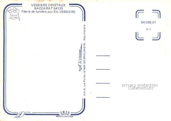 Geispolsheim Vessiere Cristaux Baccarat – Bild 2