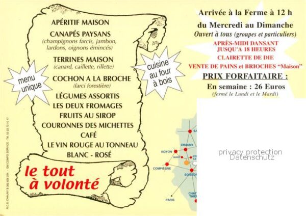 Coucy-le-Chateau-Auffrique La Ferme des Michettes – Bild 2