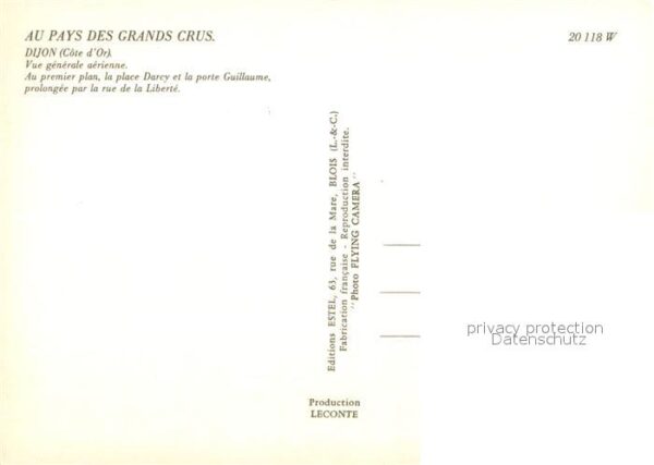 Dijon 21 Vue generale aerienne Place Darcy Porte – Bild 2