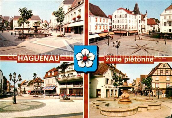 Haguenau Bas Rhin Zone piétonne