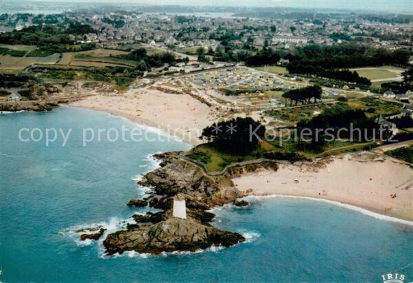 Saint-Enogat Camping du Port Blanc Plages vue aérien