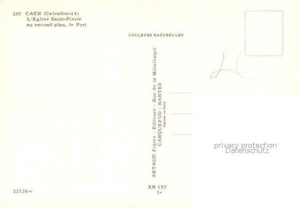 Caen Eglise Saint Pierre au second plan le p – Bild 2