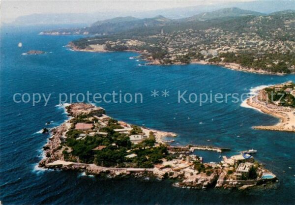 Bandol Ile de Bendor Vue aerienne
