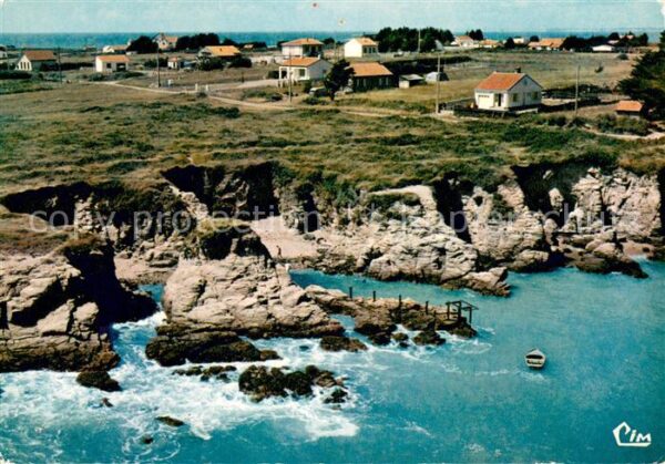 Prefailles Vue aerienne Pointe de St Gildas Les Cr