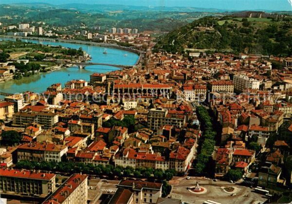 Vienne sur le Rhone Vue generale aerienne