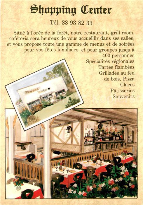 Marienthal Elsass Restaurant Grill Room Cafeteria Shoppin