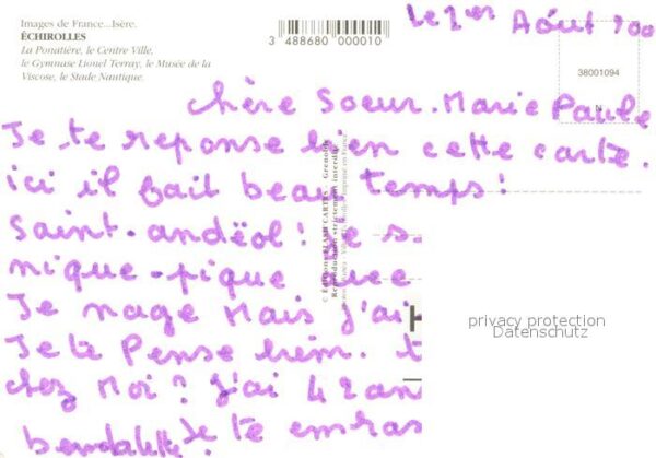 Echirolles La Ponatiere le Centre Ville le Gymnase – Bild 2