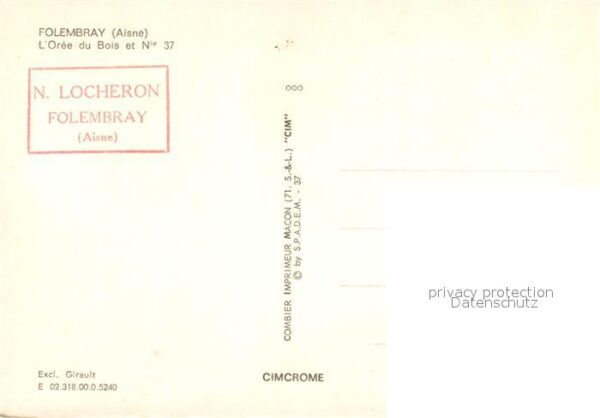 Folembray Oree du Bois et No 37 – Bild 2