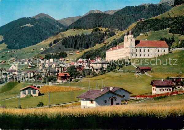 Disentis GR Panorama mit Kloster
