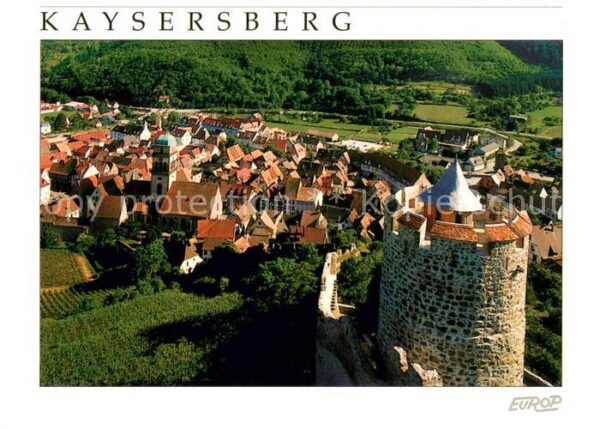 Kaysersberg Haut Rhin Fliegeraufnahme