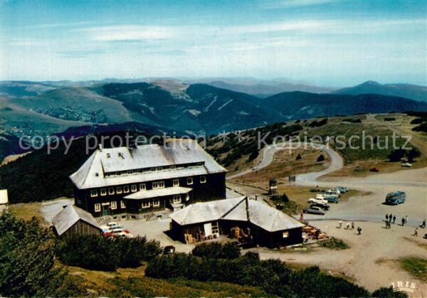 Grand-Ballon Elsass Point culminant des Vosges Vue aerienne