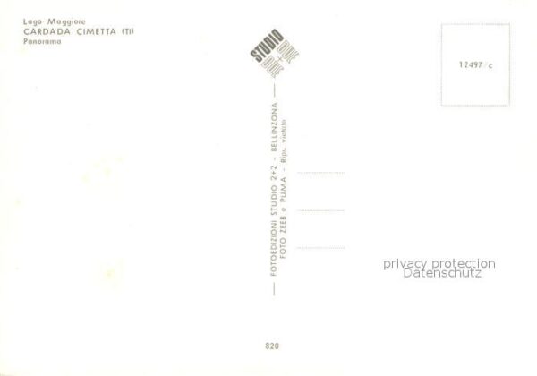 Cardada Cimetta Lago Maggiore Panorama – Bild 2