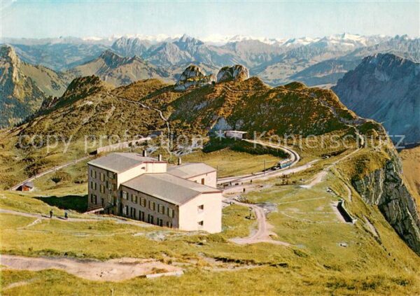 Rochers de Naye Grand Hotel des Rochers Vue aerienne su