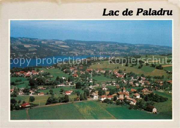 Paladru Lac de Paladru vue aérienne