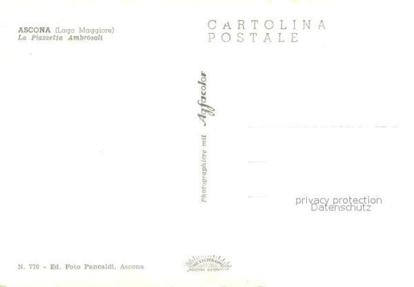 Ascona Lago Maggiore Piazetta Ambrosoli – Bild 2