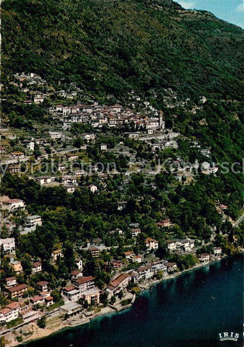 Ronco sopra Ascona e Porto Ronco veduta aerea