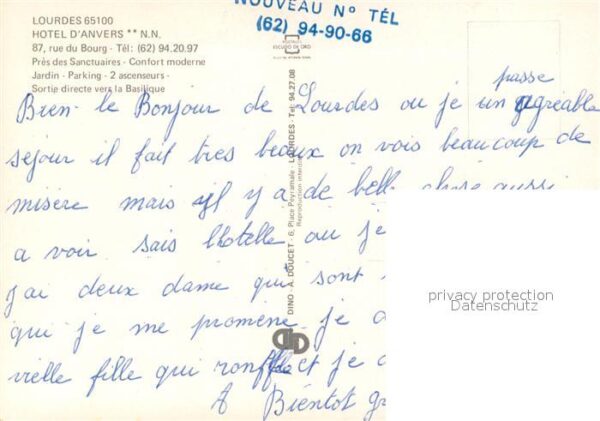 Lourdes Hautes Pyrenees Hôtel d_Anvers – Bild 2