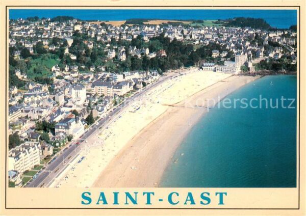 Saint-Cast-le-Guildo La grande plage vue aérienne