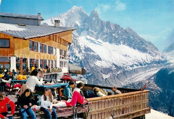 Chamonix La Flégère Terrasse du Restaurant avec