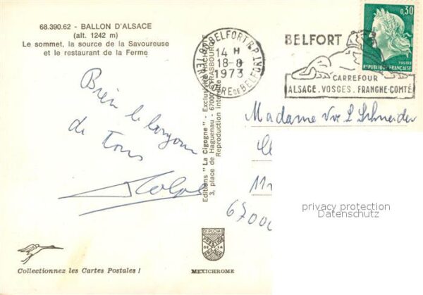 Ballon d Alsace Sommet Source de la Savoureuse Restaura – Bild 2