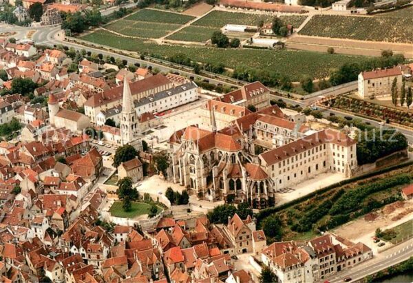 Auxerre Musee Saint Germain vue aérienne