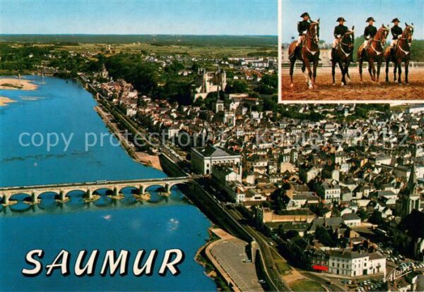 Saumur Pont Cessart sur la Loire Théâtre Eglis