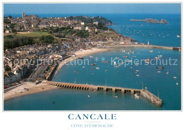 Cancale Port de la Houle Rocher de Cancale Côte