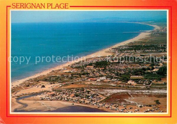 Serignan Plage Vue aérienne