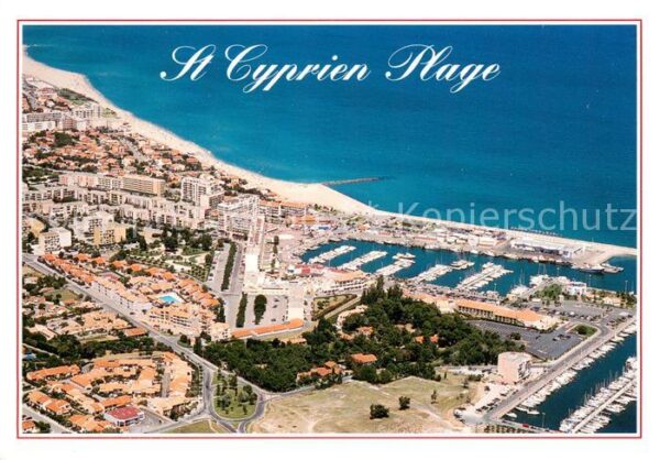Saint-Cyprien Plage Vue aérienne