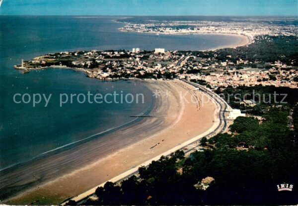 Saint-Georges-de-Didonne Vue aérienne au fond Royan