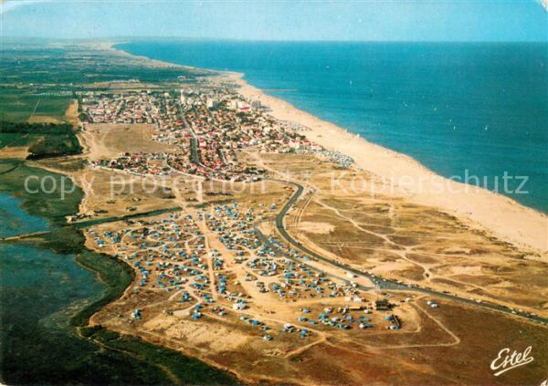 Canet Plage Camping Mar Estang vue aérienne