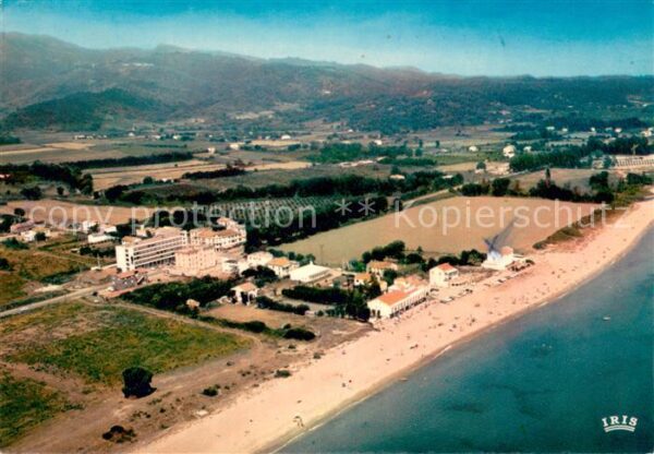 Moriani Plage Vue generale aerienne