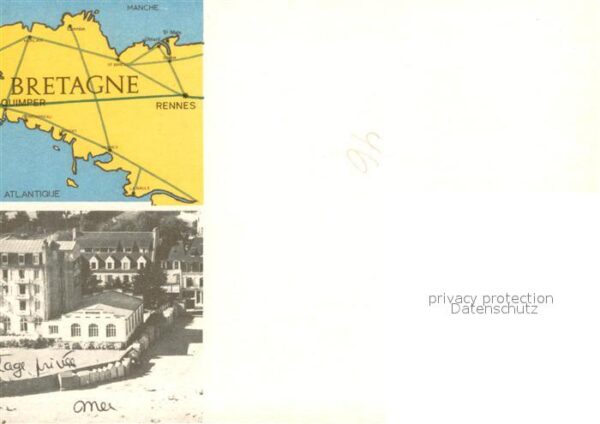 Rennes Ille-et-Vilaine Le Petit Hotel Speisesaal Strand Hall e – Bild 2