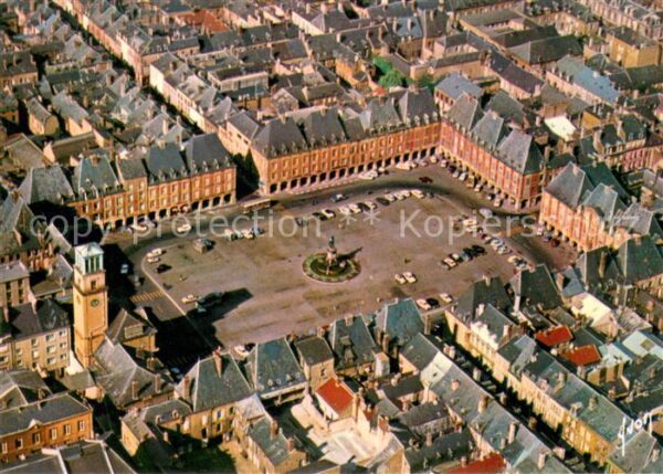 Charleville-Mezieres 08 Vue aerienne de la place Ducale et la s