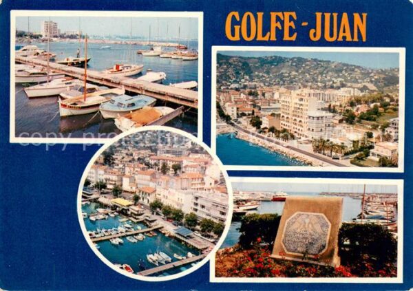 Golfe-Juan Vallauris 06 Alpes-Maritimes Le Port Vue aeriennes Monument du debar