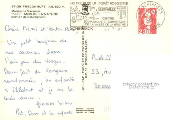 Freconrupt La Broque UT Amis de la Nature Section de Schilti – Bild 2