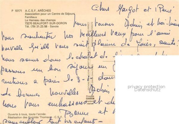 Beaufort sur Doron ACSF Areches Le Hameau des champs – Bild 2