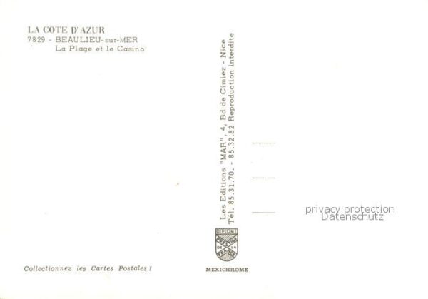 Beaulieu-sur-Mer La Plage et le Casino – Bild 2